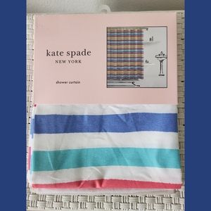 Kate Spade New Painted Stripe Shower Curtain 72x72